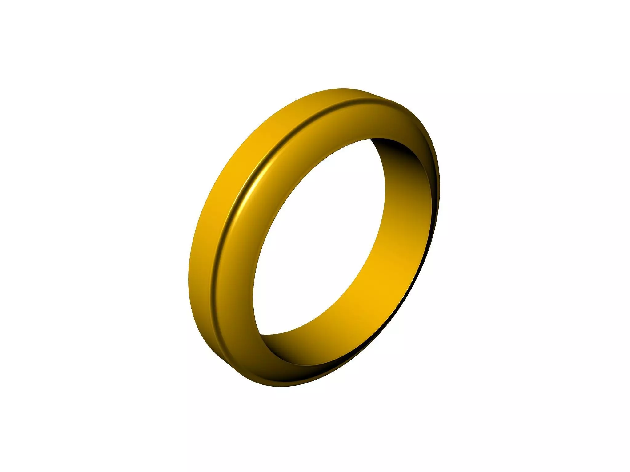 4 sizes wedding band 6534 stl verified 3D print model_0