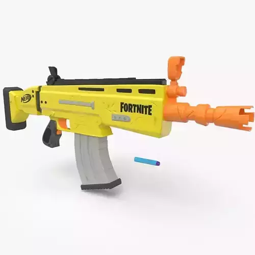 Nerf Fortnite AR-L Elite Dart Blaster 3D model