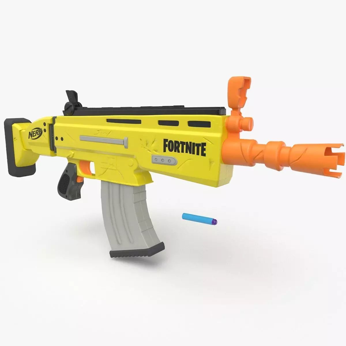 Nerf Fortnite AR-L Elite Dart Blaster 3D model_0