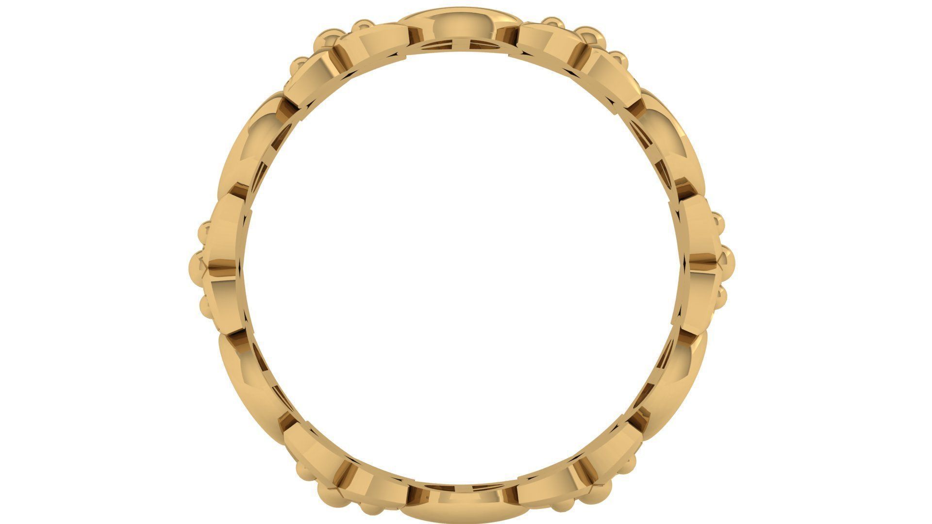 Plain Band ring  24 3D print model_4