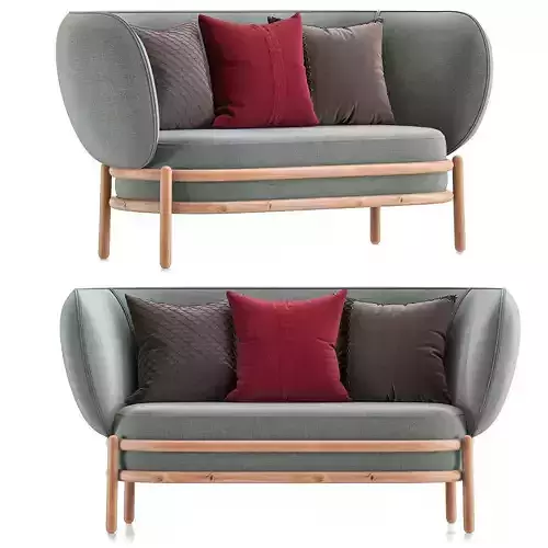 LUFTBALLOON Fabric sofa 3d model
