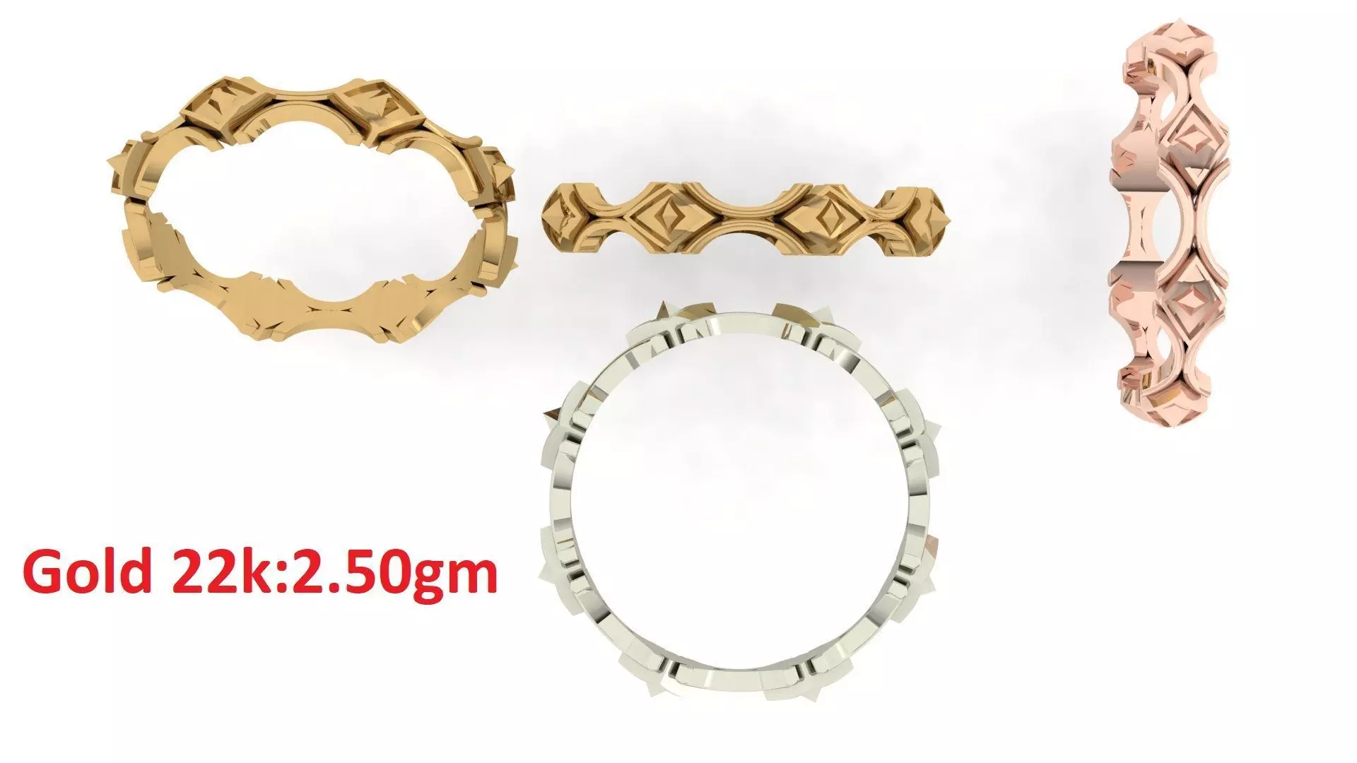 Plain Band ring  26 3D print model_0