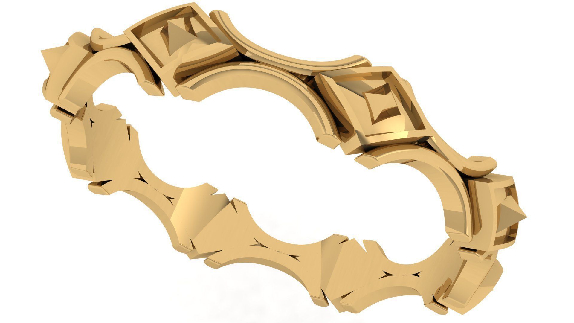 Plain Band ring  26 3D print model_5