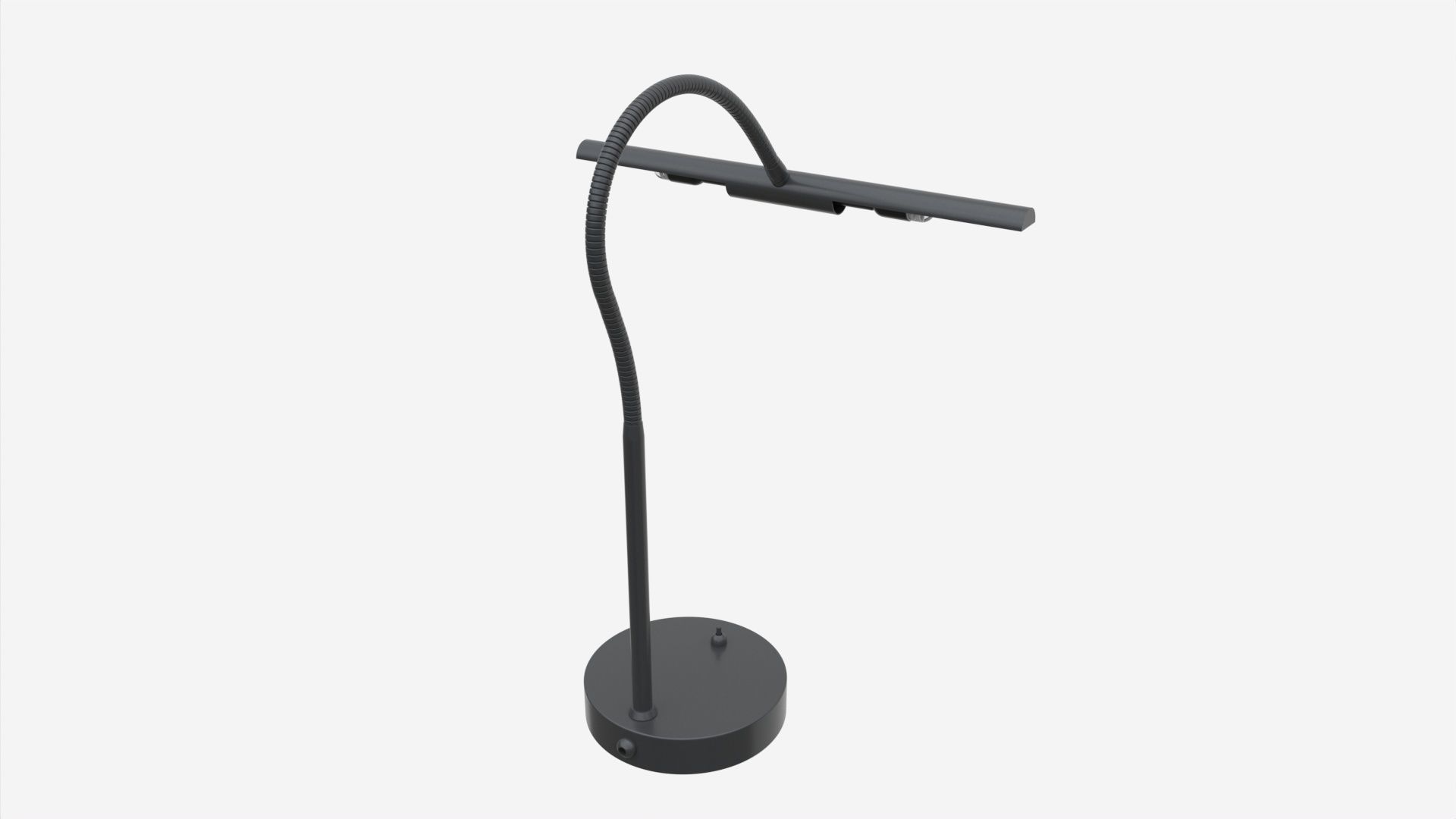 Piano metal table lamp 3D model_1