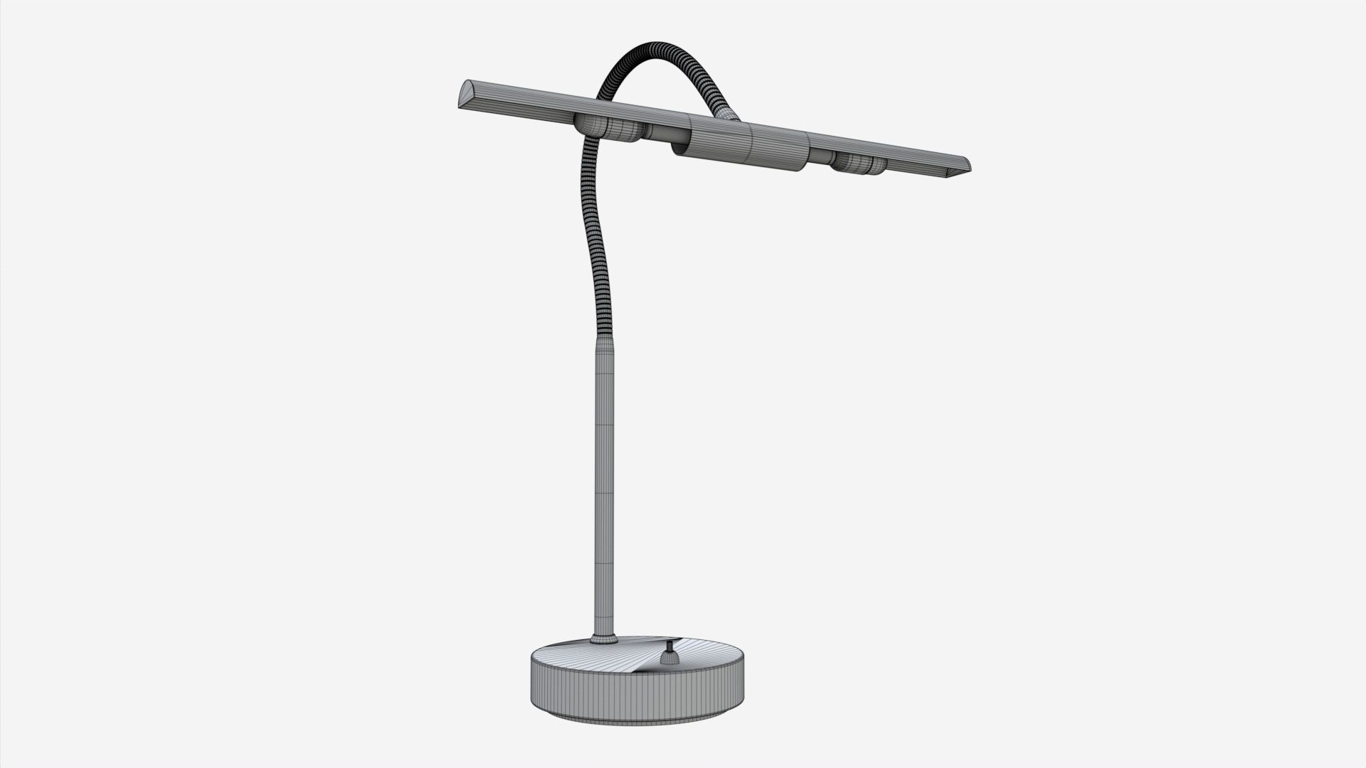 Piano metal table lamp 3D model_6