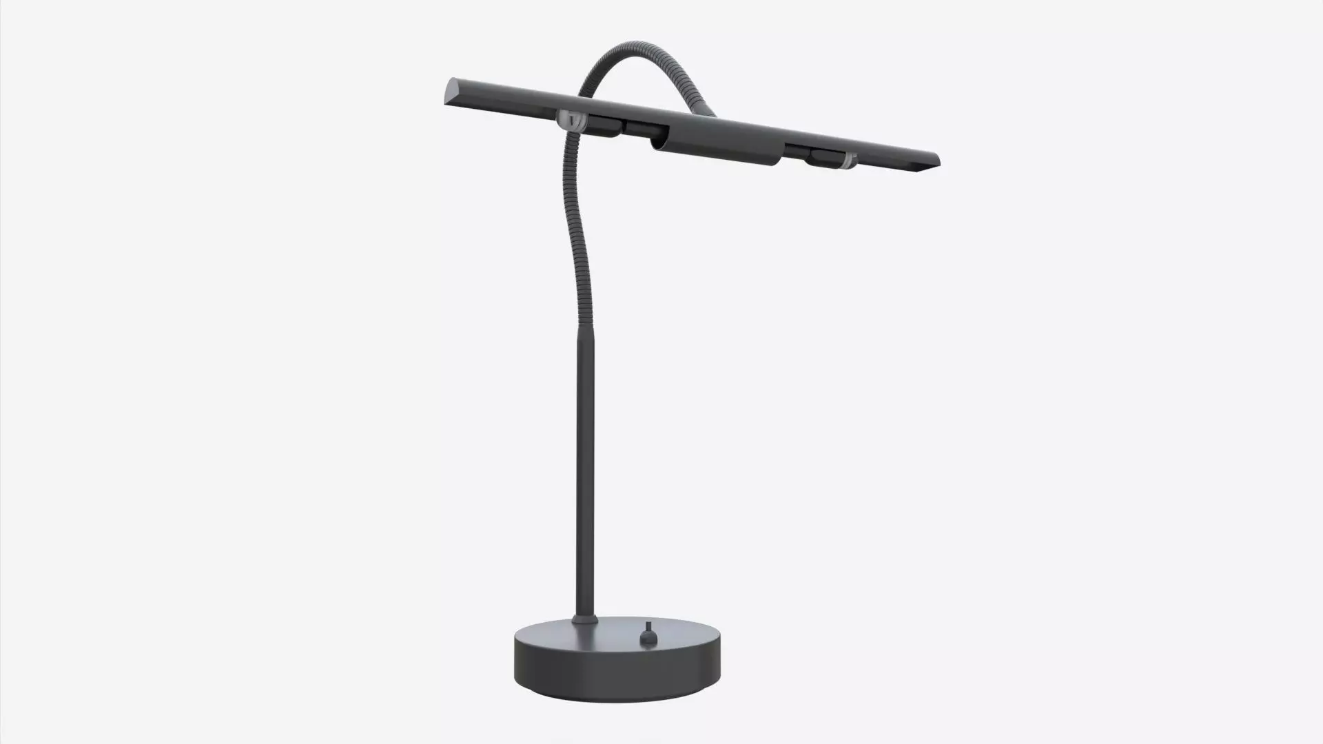 Piano metal table lamp 3D model_0