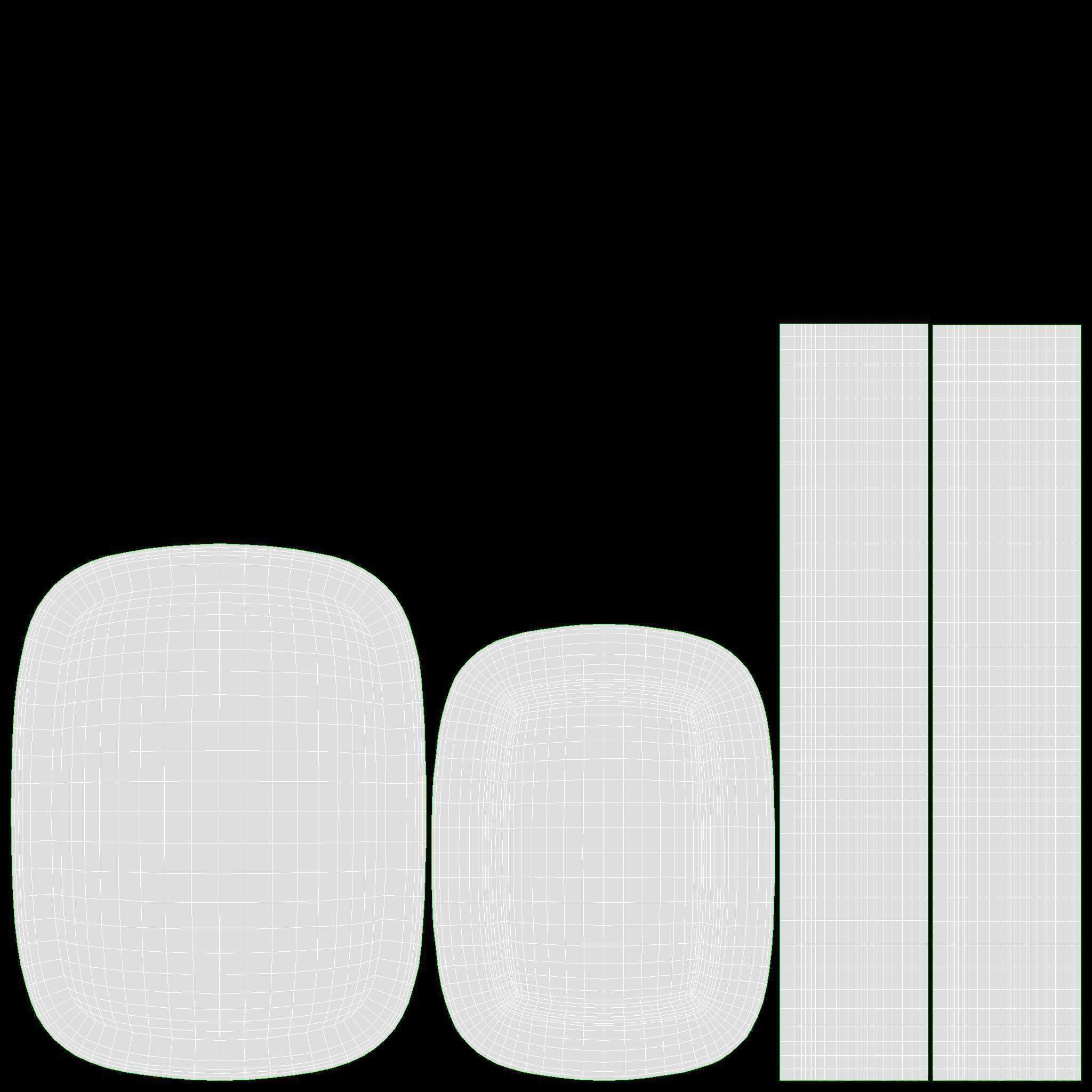 Plastic Food Tray with Wrap 3D model_11