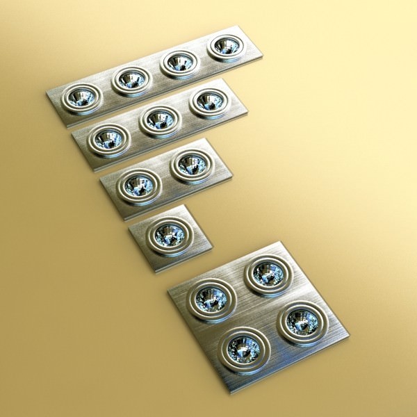 43 Lamps Mega Pack 3D model_32