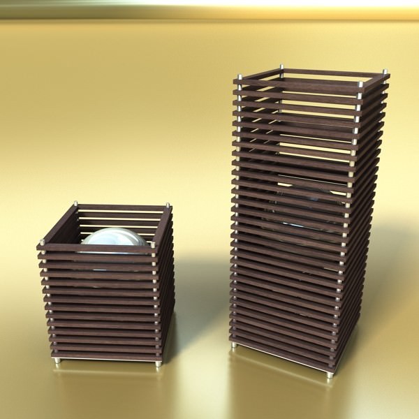 43 Lamps Mega Pack 3D model_76