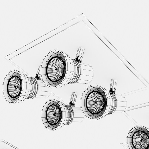 43 Lamps Mega Pack 3D model_43