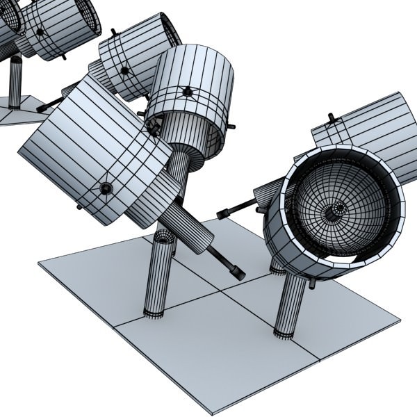 43 Lamps Mega Pack 3D model_39