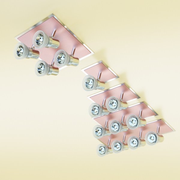 43 Lamps Mega Pack 3D model_42