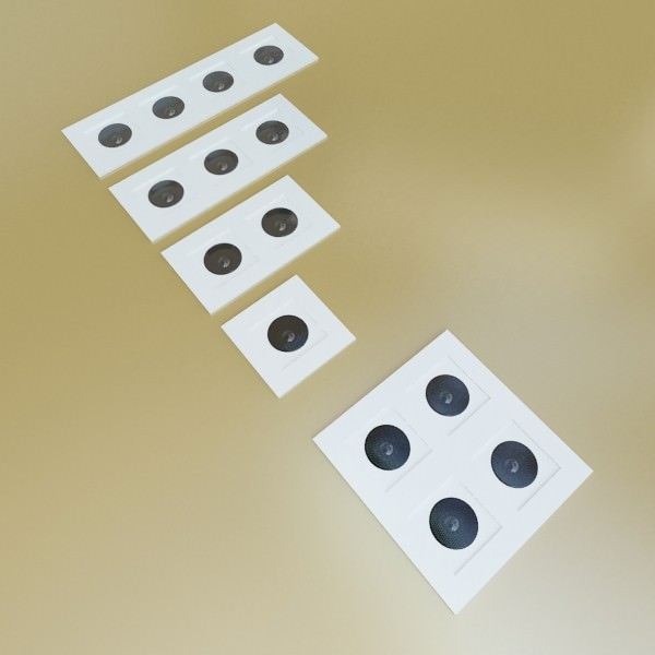 43 Lamps Mega Pack 3D model_34