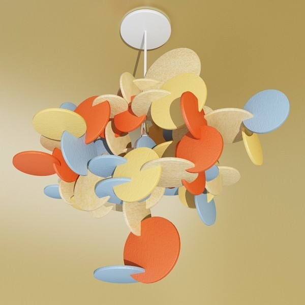 43 Lamps Mega Pack 3D model_66