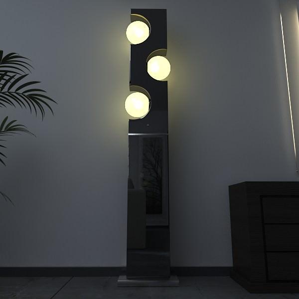 43 Lamps Mega Pack 3D model_3