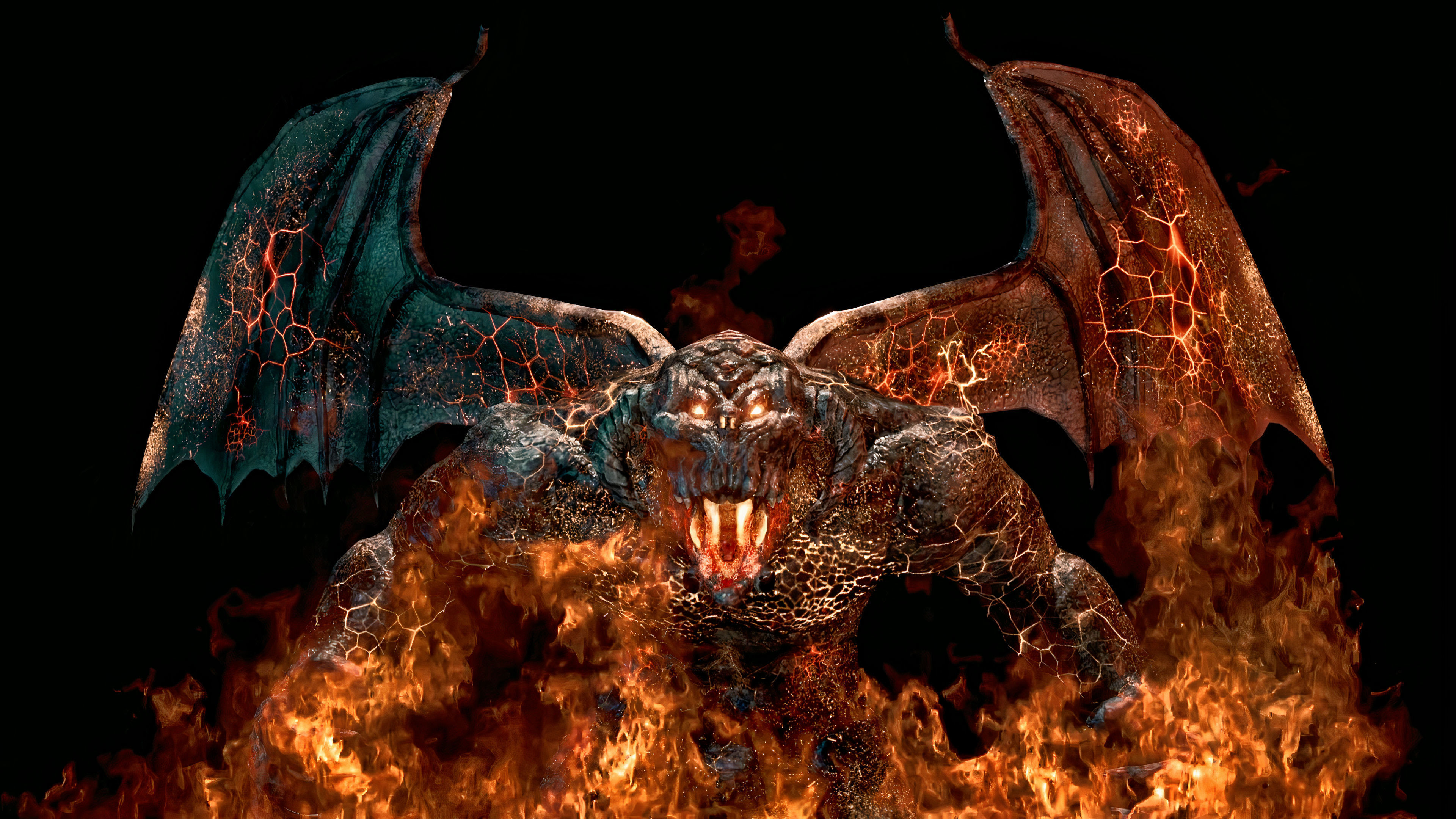 Balrog- recreated 3D Model Low-poly 3D model_2