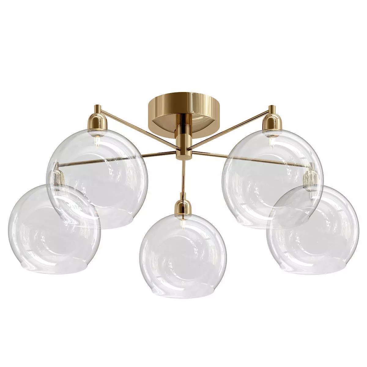 Arte lamp Rosaria A8564PL-5RB 3D model_0