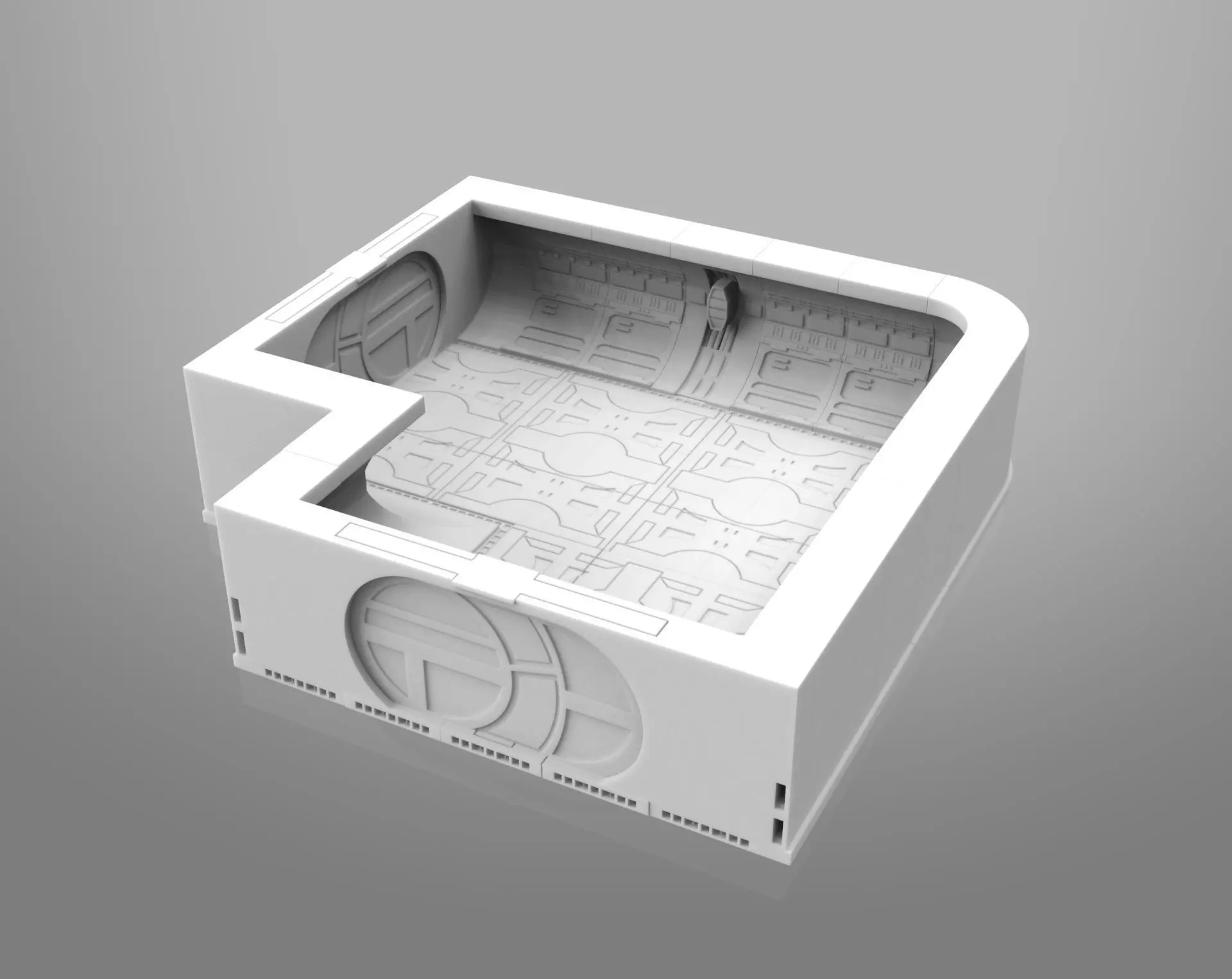 Endar Spire OpenLOCK Compatible Terrain 3D print model_0