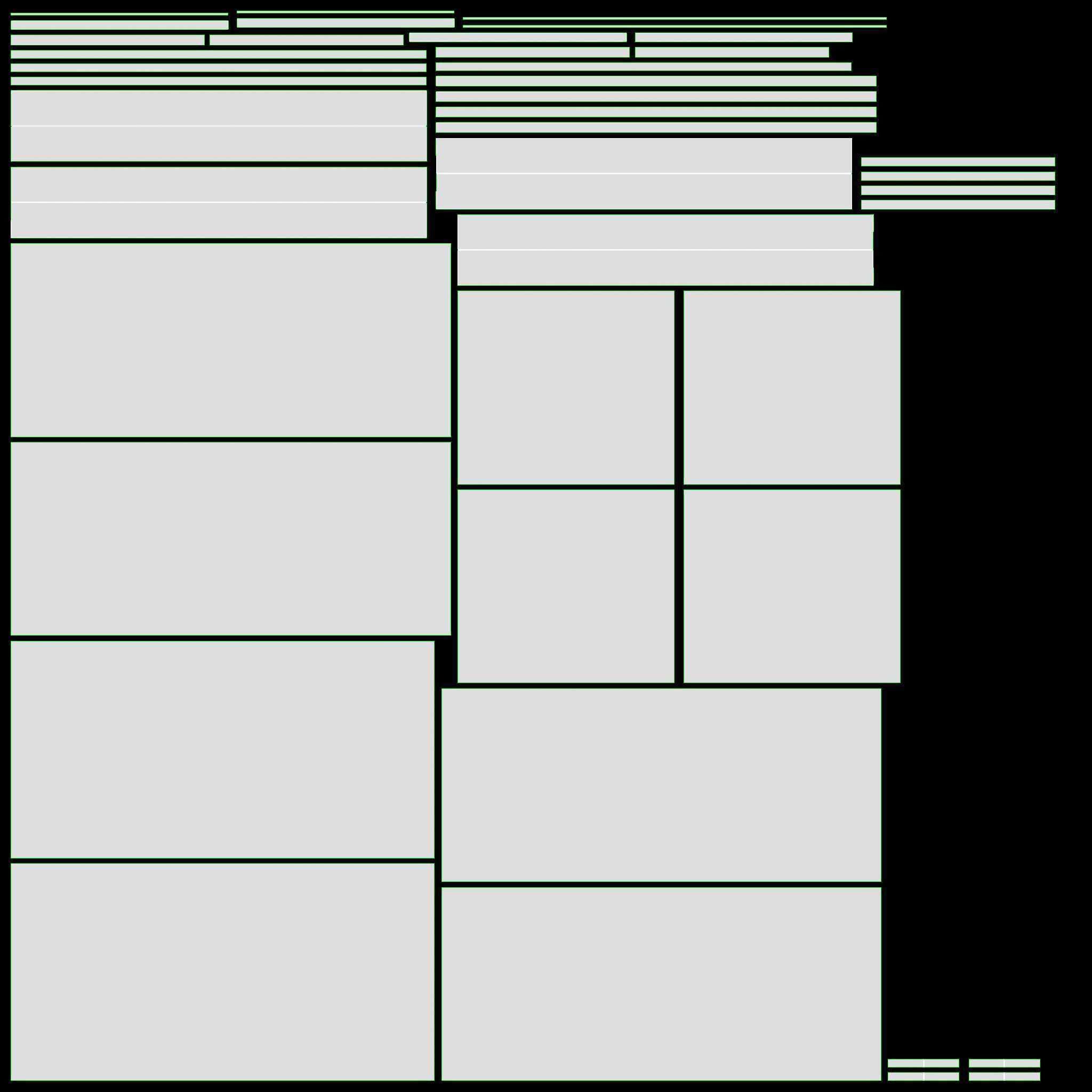 Short sideboard with drawers 3D model_7