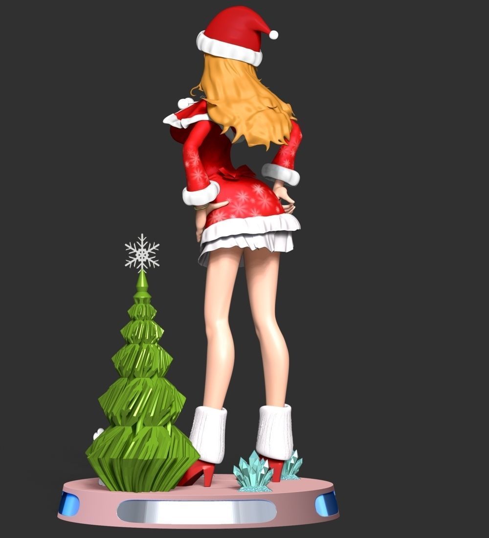 Nami Xmas - One Piece 3D print model_11