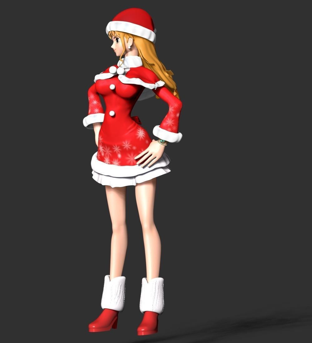 Nami Xmas - One Piece 3D print model_14
