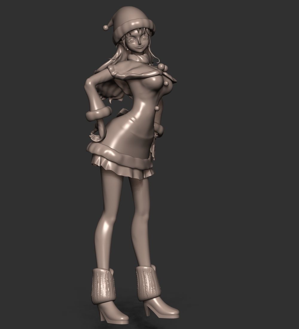 Nami Xmas - One Piece 3D print model_18