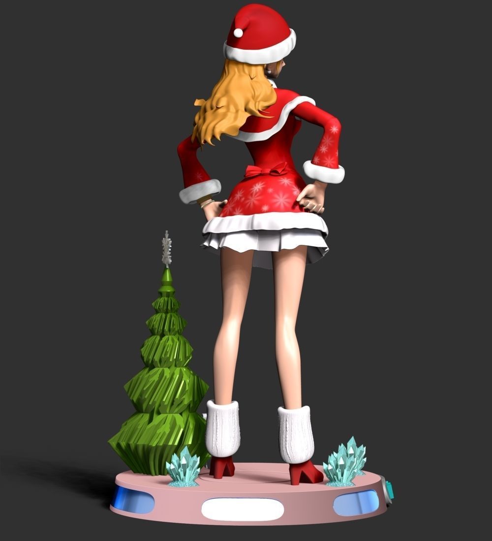 Nami Xmas - One Piece 3D print model_10
