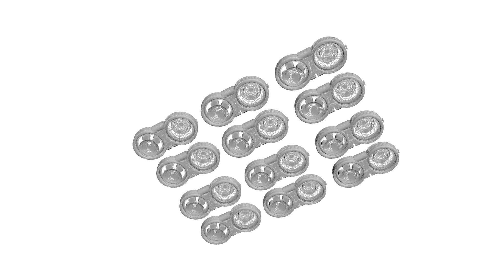 Joypad Controller Fidget Toys Set 3D model_24