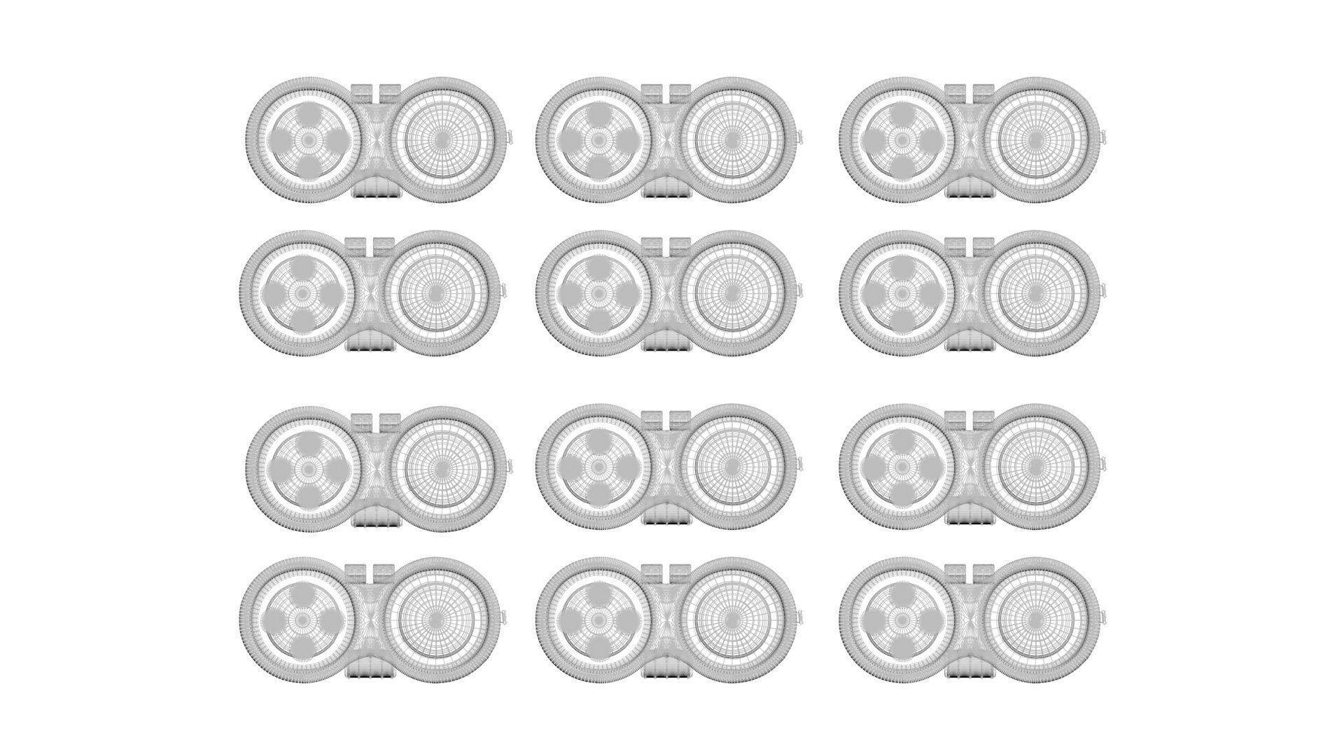 Joypad Controller Fidget Toys Set 3D model_29