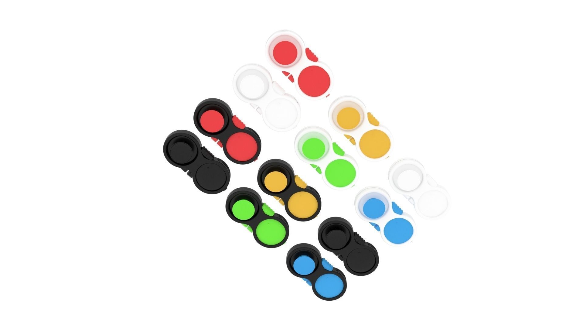 Joypad Controller Fidget Toys Set 3D model_7