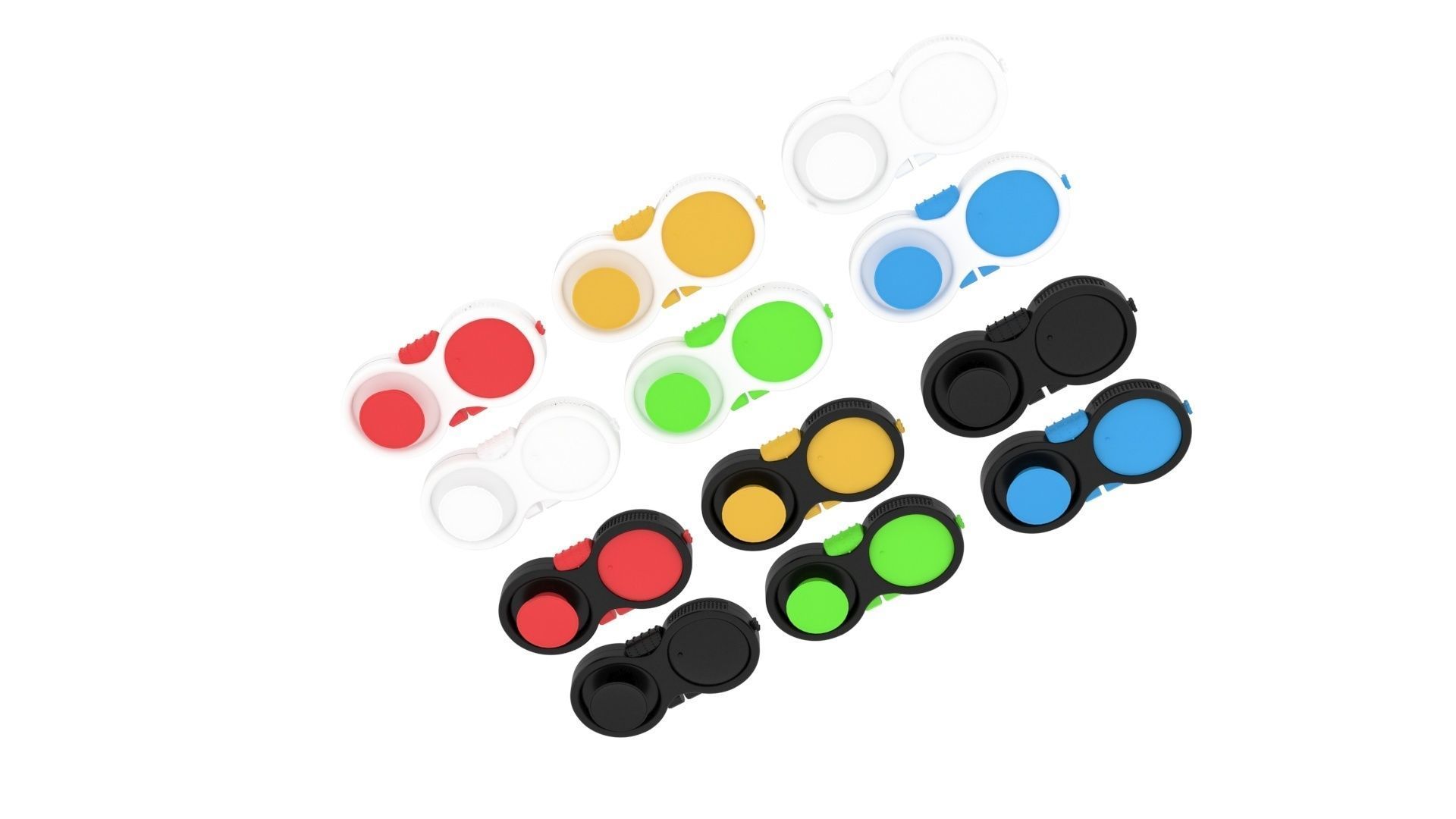 Joypad Controller Fidget Toys Set 3D model_8