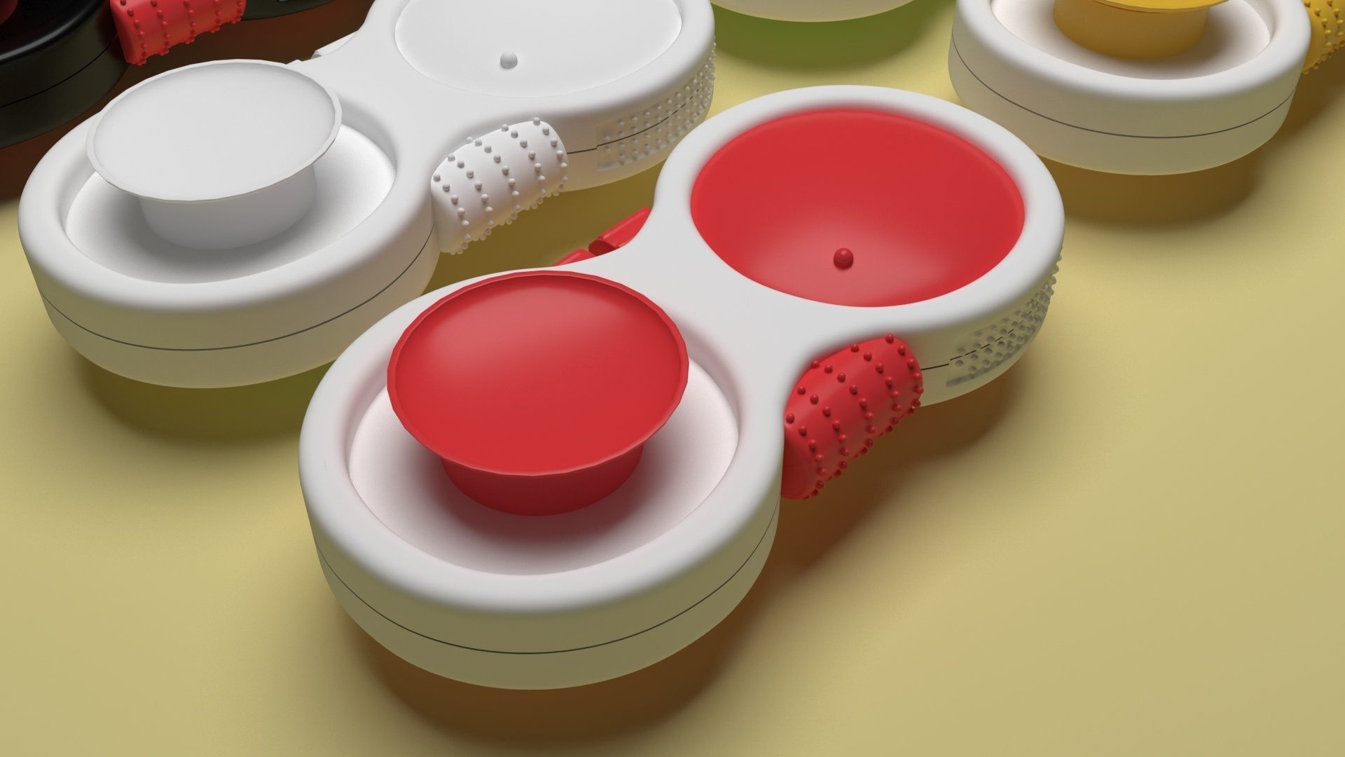 Joypad Controller Fidget Toys Set 3D model_36