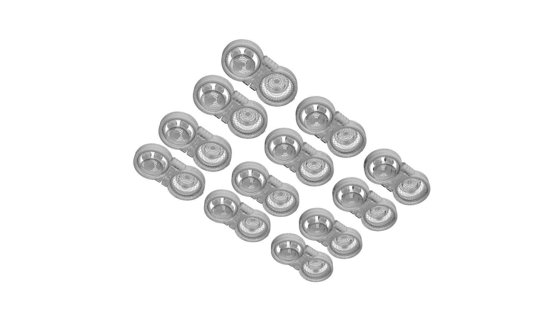 Joypad Controller Fidget Toys Set 3D model_23