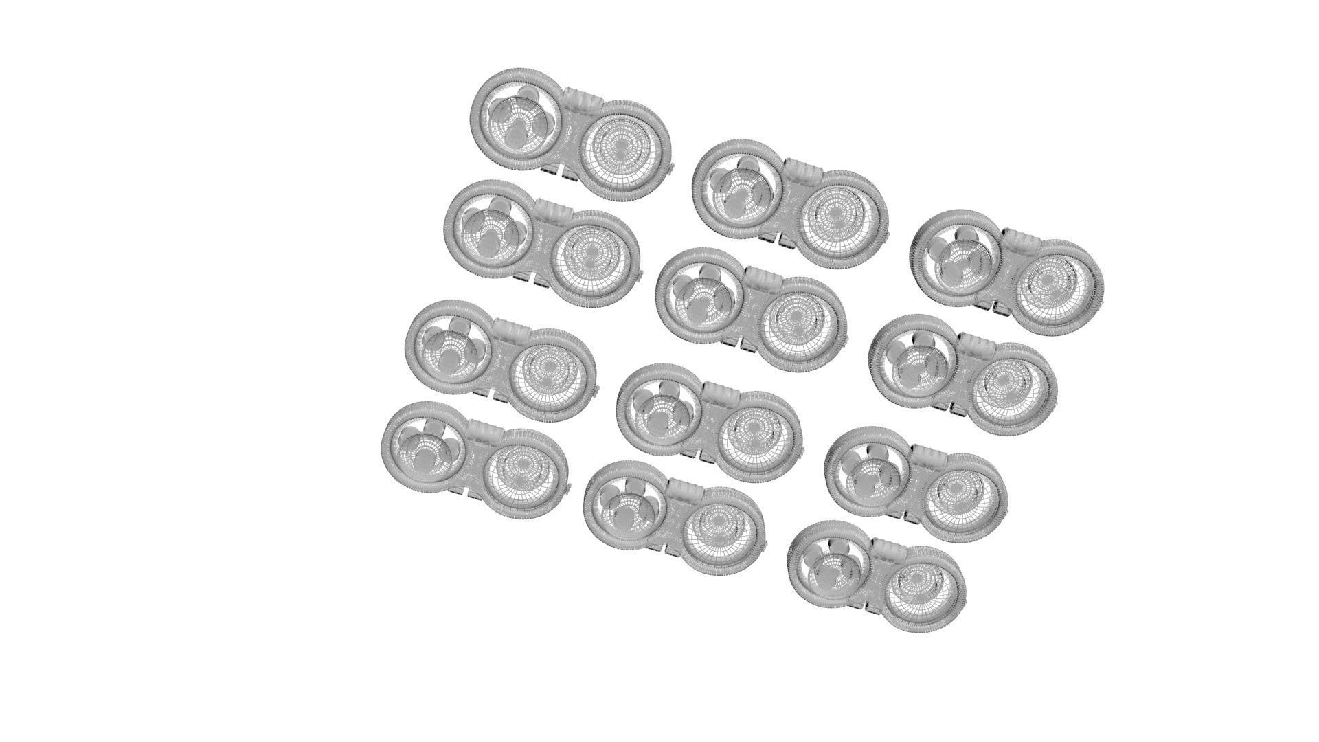 Joypad Controller Fidget Toys Set 3D model_27