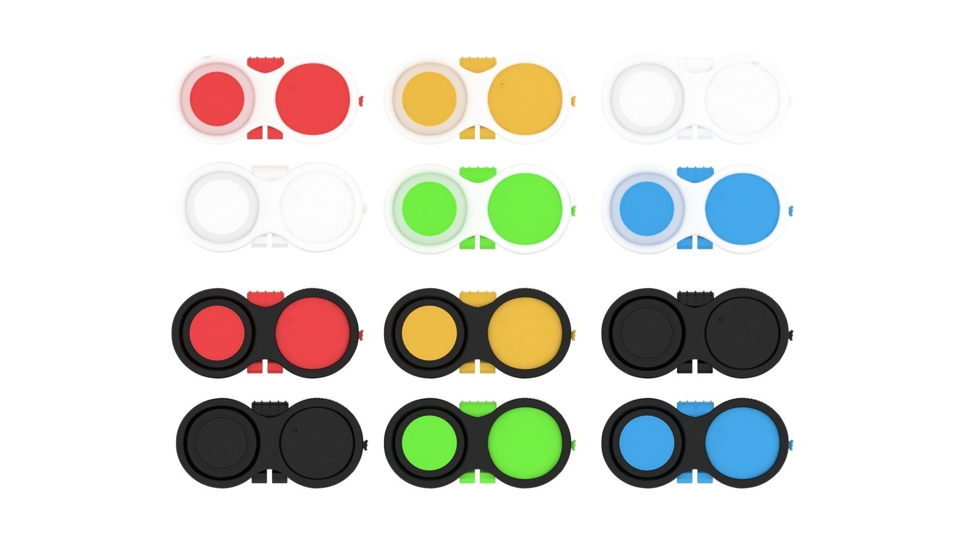 Joypad Controller Fidget Toys Set 3D model_15