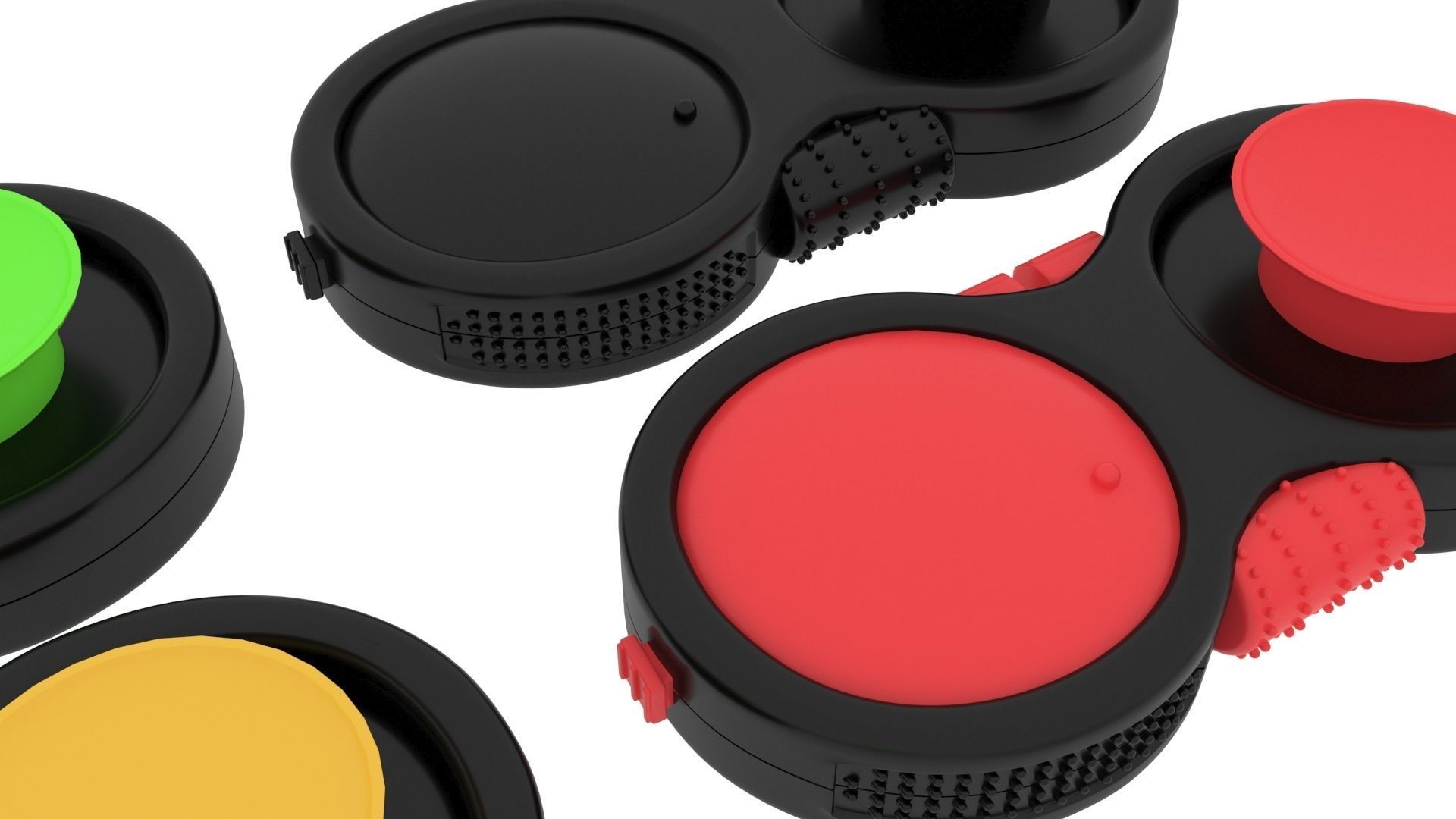 Joypad Controller Fidget Toys Set 3D model_12