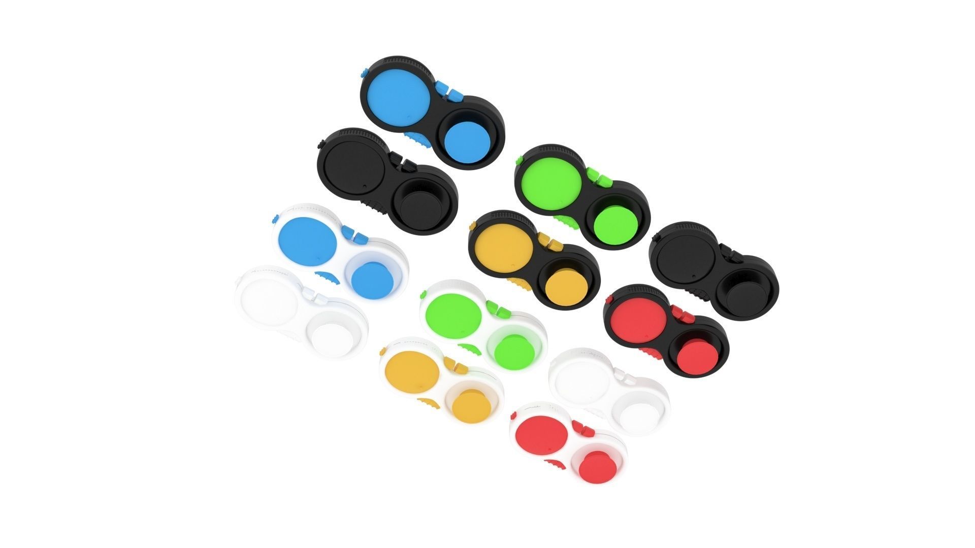 Joypad Controller Fidget Toys Set 3D model_9