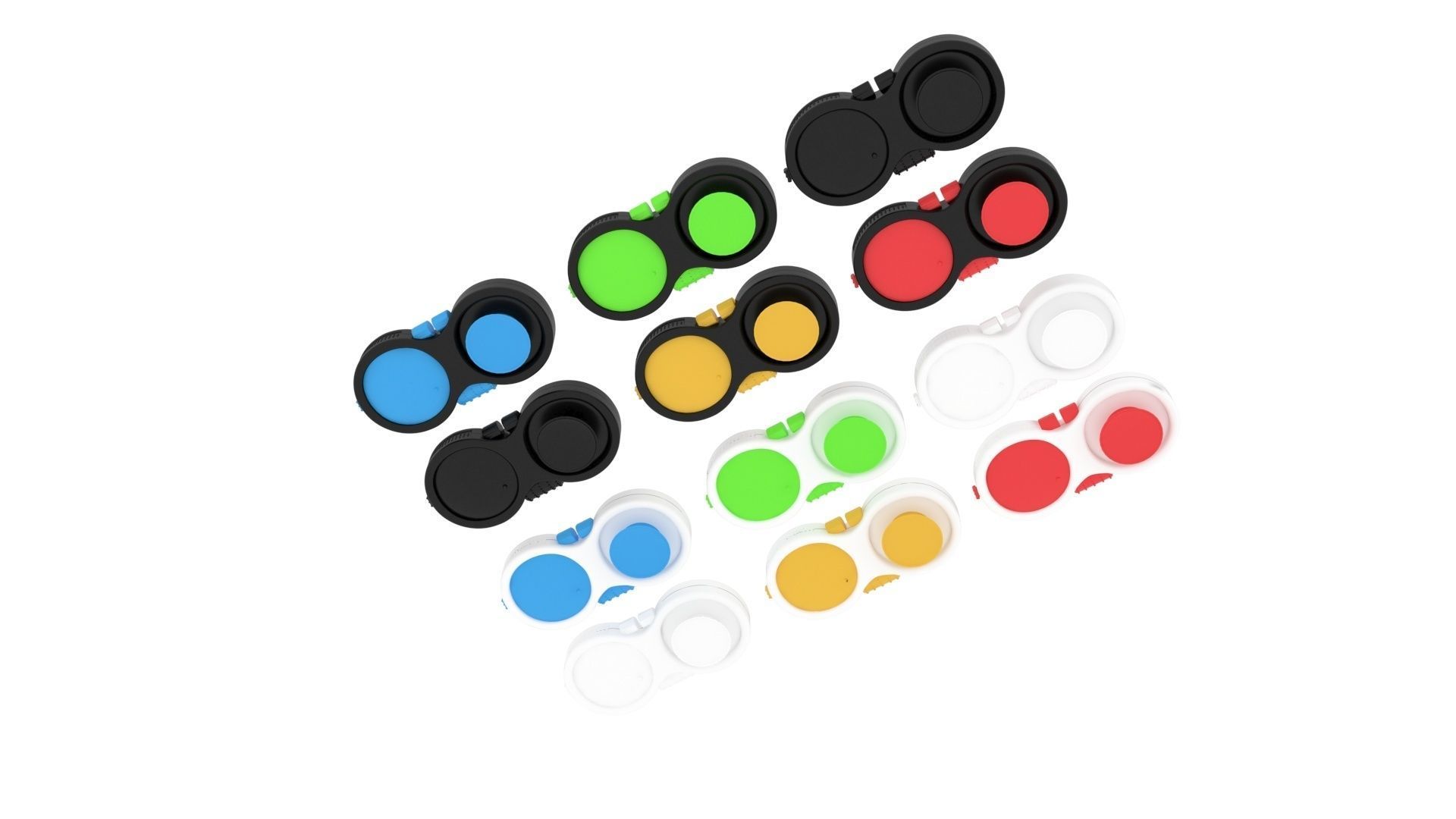 Joypad Controller Fidget Toys Set 3D model_10