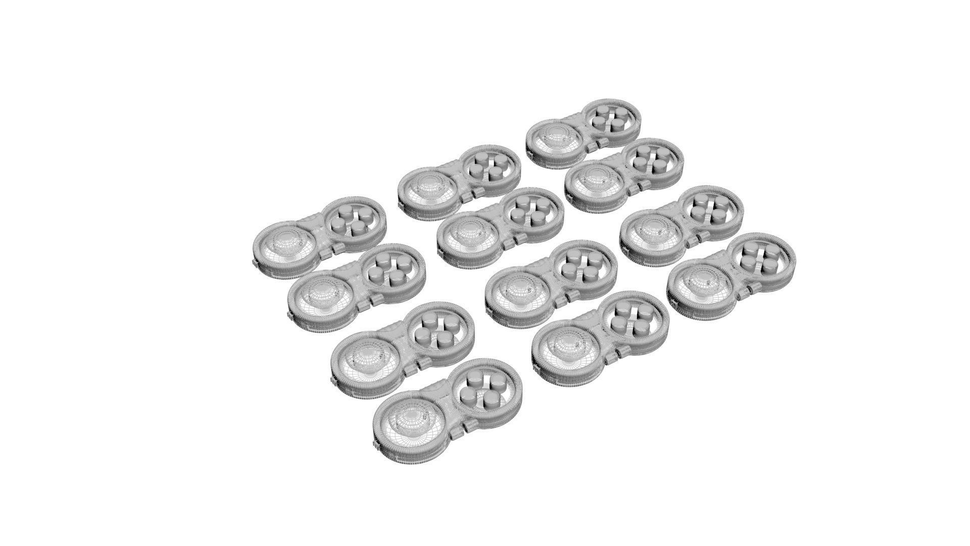 Joypad Controller Fidget Toys Set 3D model_20