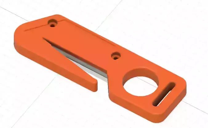 Safety cutter Scuba Line cutter 3D print model