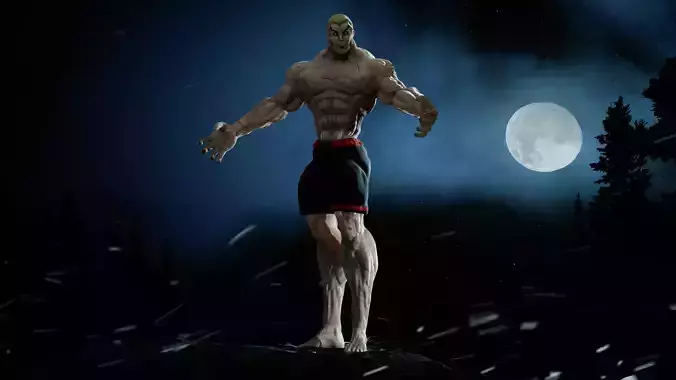 Jack Hanma 3D Free 3D model