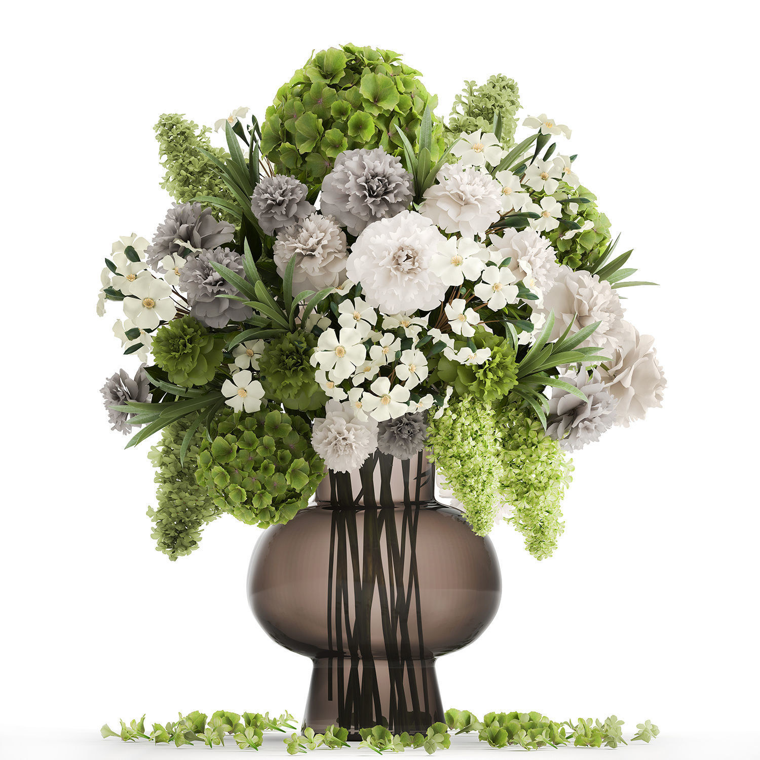 Collection of bouquets 40 pieces 3D model_7