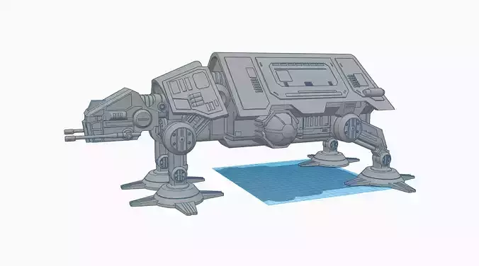 Old Transport Walker Manka 3D print model