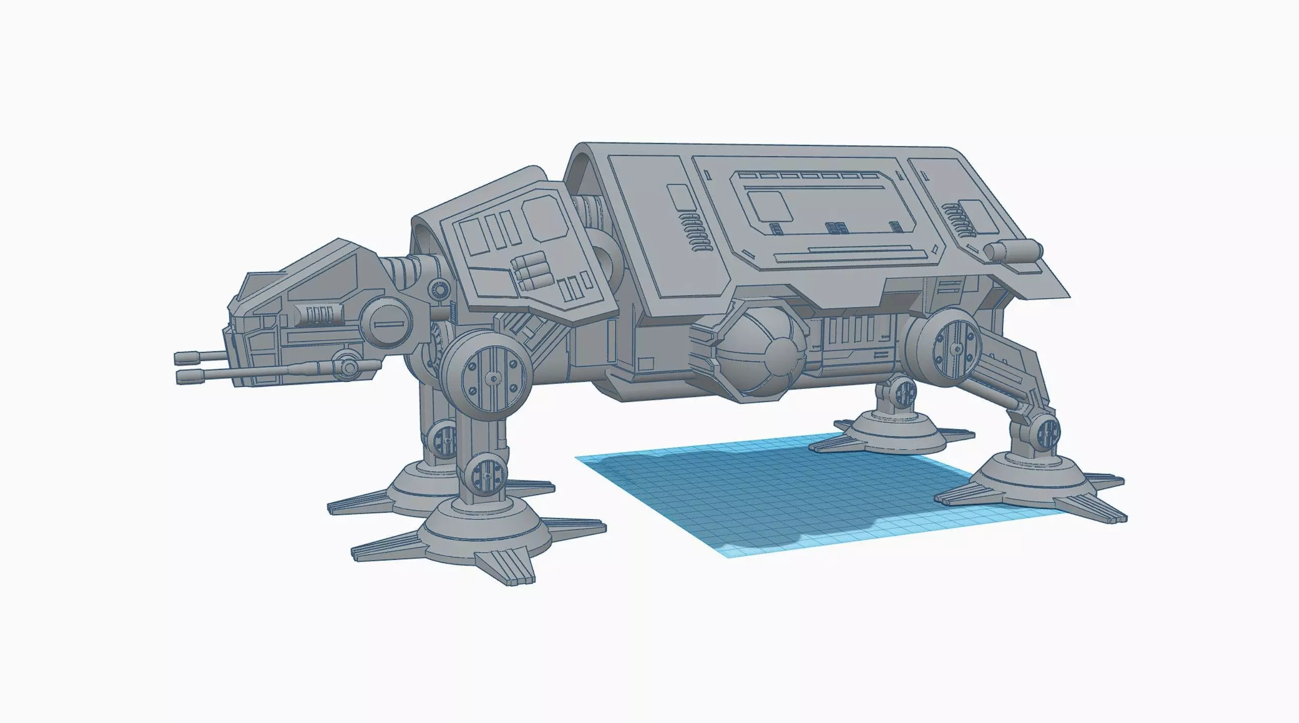 Old Transport Walker Manka 3D print model_0