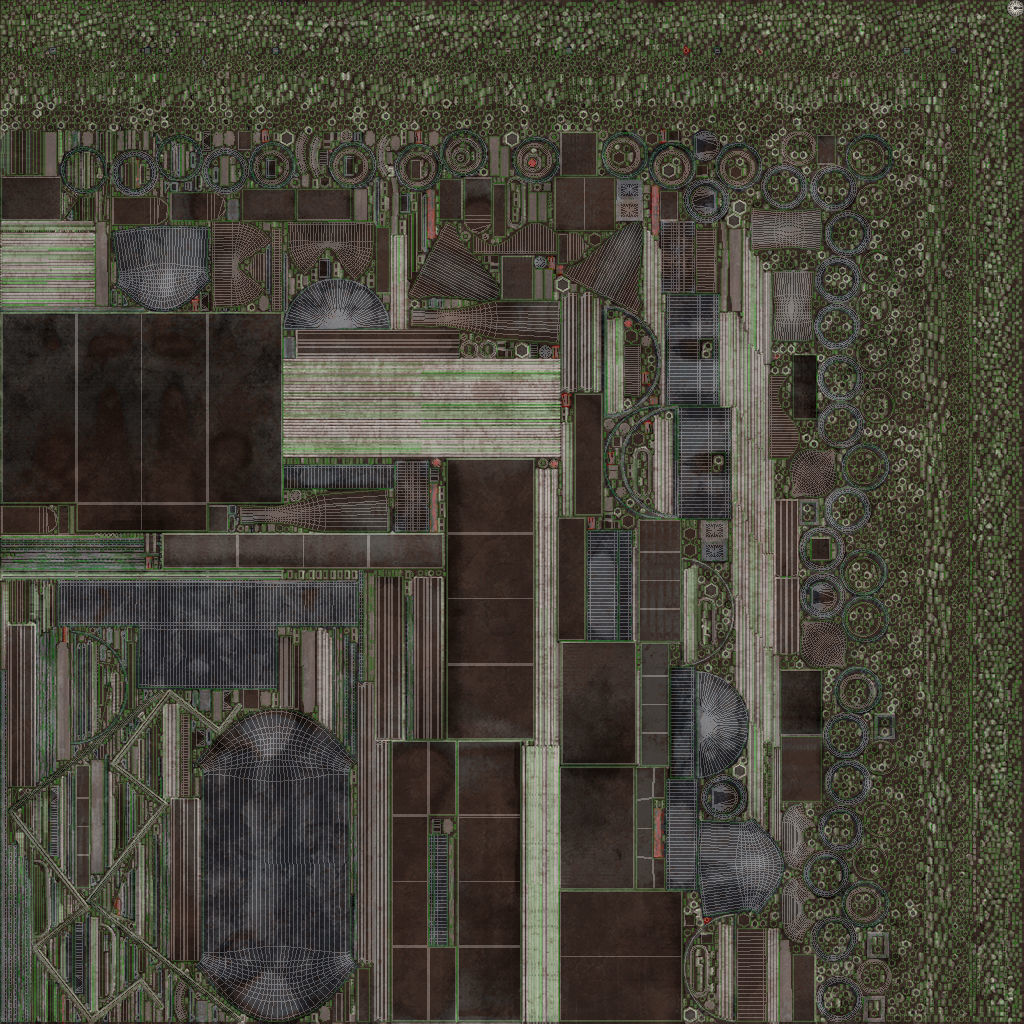 Industrial Pipes v4 Low-poly 3D model_21