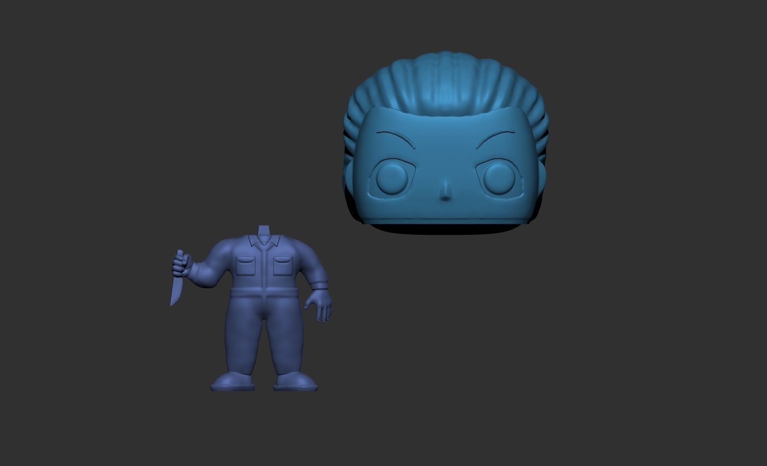 Funko Michael Myers Halloween 3D print model_2