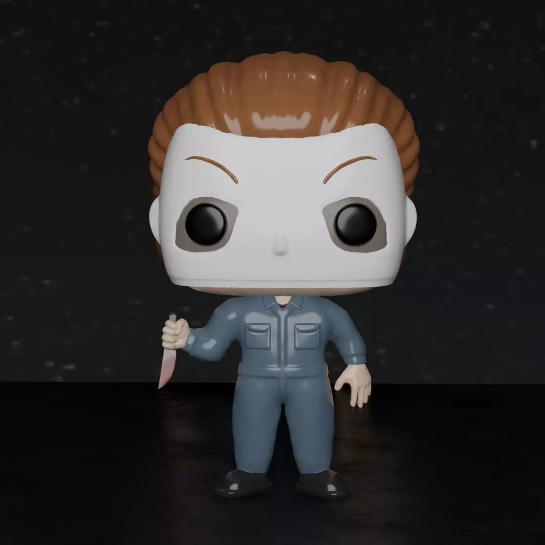 Funko Michael Myers Halloween 3D print model_0