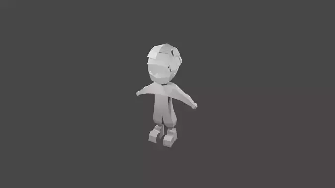 Low-Poly humanoid