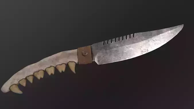 Knife bone LowPoly