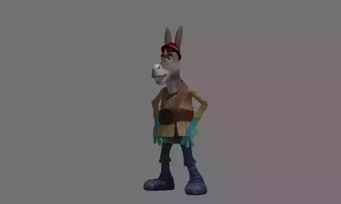 Donkey 6 3D model